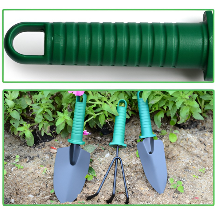Set 12 Unelte de Gradina, , pentru Plantare Prelucrare Sol si Ingrijire Plante, Material PVC si Otel, Cutie Inclusa, 38 x 29 cm, Verde Deschis [16]