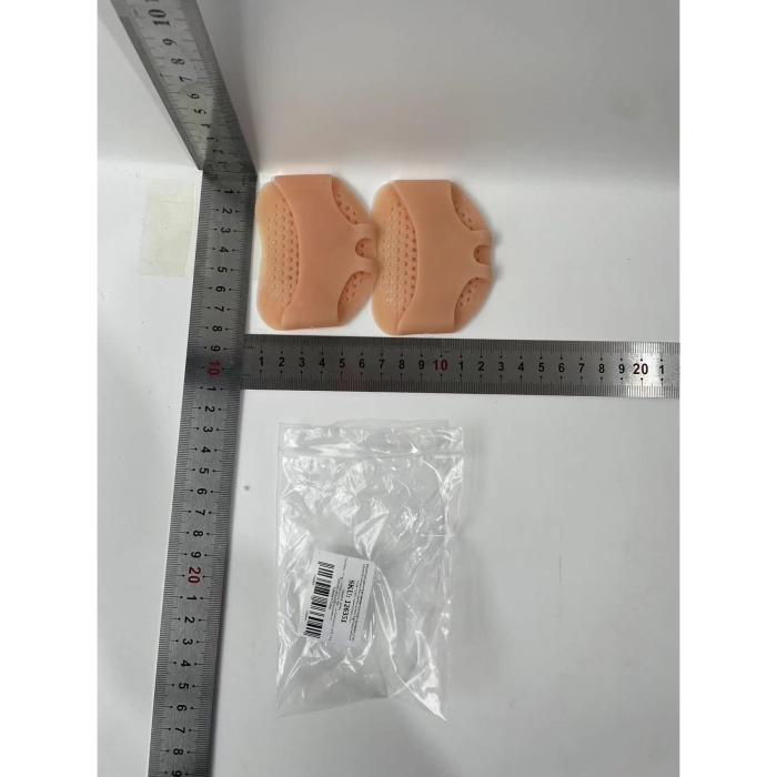 Set 2 Branturi cu Gel, , pentru Metatarsiene, Pernute din Silicon Gel, Universale, Separator Corectie Pozitie Degete Picior, Crem [5]