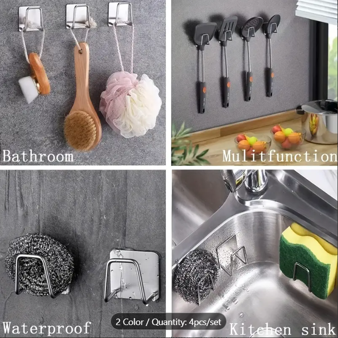 Set 3 Suport Adeziv pentru Agatat Obiecte pe Perete [18]
