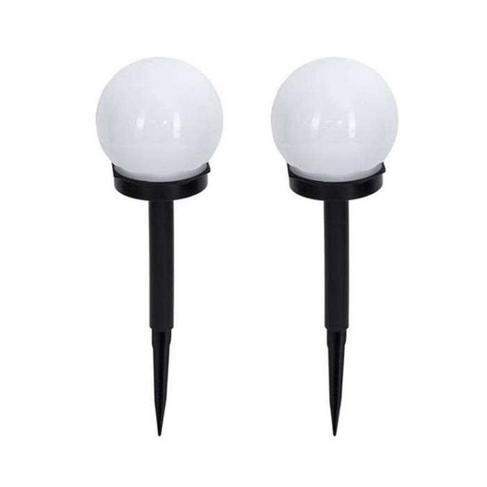 Set 2 lampa solara LED, Sferica, Tip Glob , Diametru 10 cm, Multicolor [1]