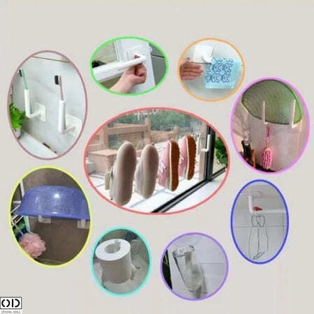 Suporti cu Banda Adeziva, pentru Multiple Utilizari in Baie sau Bucatarie [10]