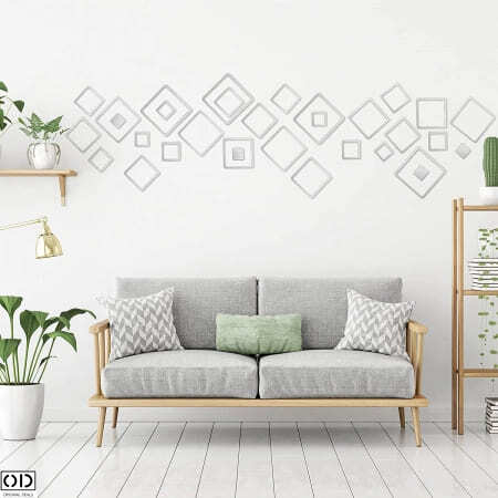 oglinda cu lipici oglinda adeziva  oglinzi acrilice autoadezive decor cu oglinzi decor cu oglinzi autoadezive decor cu oglinzi acrilice Oglinda decorativa Oglinda pentru perete Oglinda mare [4]