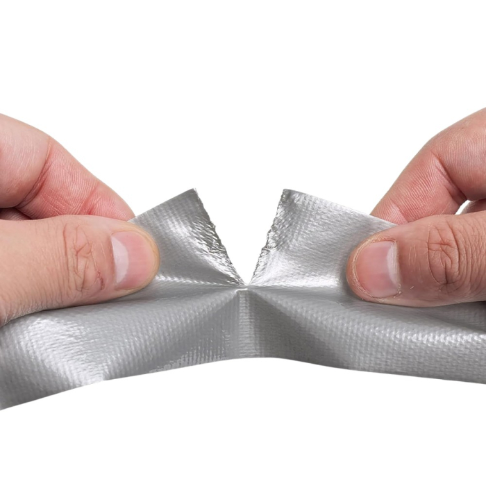 Set 24 Role Banda Adeziva de Aluminiu, Rezistenta UV, Aderenta, Izolare, Protectie, 50mmx50m, Argintiu [5]