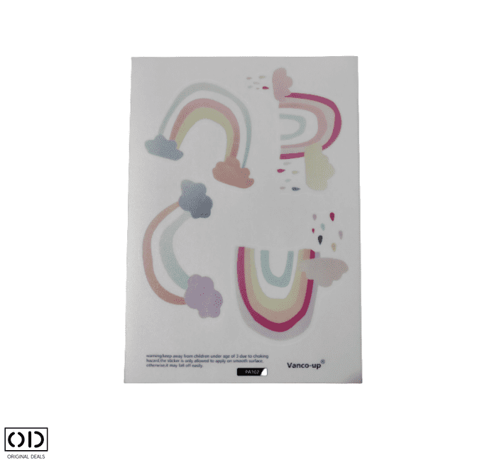 sticker camera copii sticker perete copii curcubeu decor colorat culori perete camera copii Sticker CUrcubeu Sticker Decorativ Sticker Copii Sticker Fosforescent Copii [4]