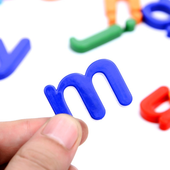 Set 26 Litere, , Magnetice, pentru Frigider, din Plastic, +3 Ani, 13 x 18 x 14 cm, Multicolor [3]