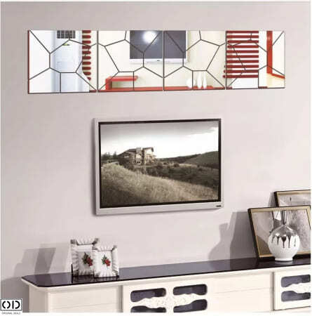 Set 28 Oglinzi Acrilice din PVC, Autoadezive pentru Decor Living, 50 x 50 cm [2]