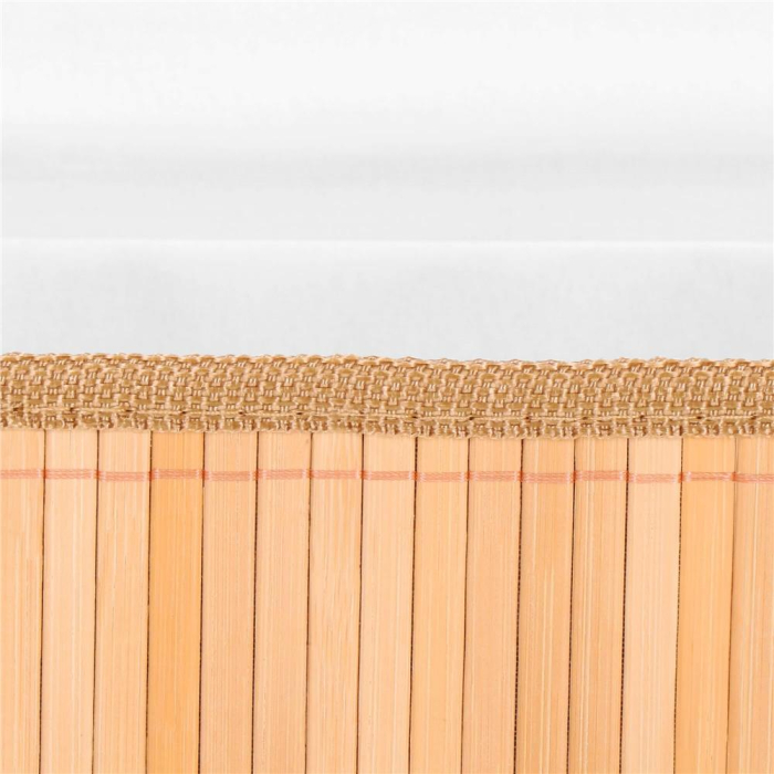 Set 3 cutii organizatoare din bambus, cu capac, diverse dimensiuni, maro [18]