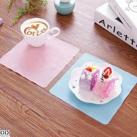 Set 3 Planse din Silicon Multifunctionale pentru Acoperit Boluri, Deschis Borcane si Suport Pahare, Universale, Albastru, Original Deals [8]