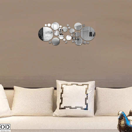 Set 31 Oglinzi Acrilice din PVC, Autoadezive pentru Decorarea Peretilor, Sfere [5]
