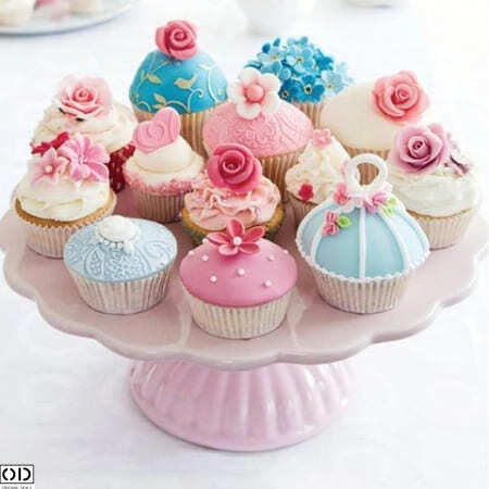 Set 33 Forme pentru Decorat Tort si Prajituri Cup Cake  Macarons cu Stelute, Flori, Fluturi, Inimioare si Frunze [17]
