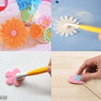 Set 33 Forme pentru Decorat Tort si Prajituri Cup Cake  Macarons cu Stelute, Flori, Fluturi, Inimioare si Frunze [10]