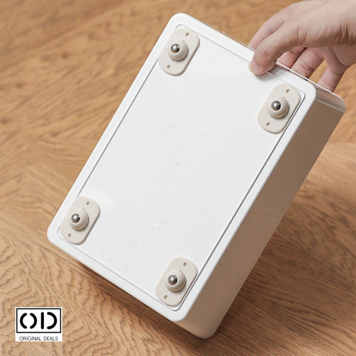 Roti din plastic cu bila metalica pentru cutii depozitare Roti adezive pentru cutii depozitare si cos gunoi roti pentru carucioare marfa roti din silicon pentru carucior roti metalice pentru cutii [12]