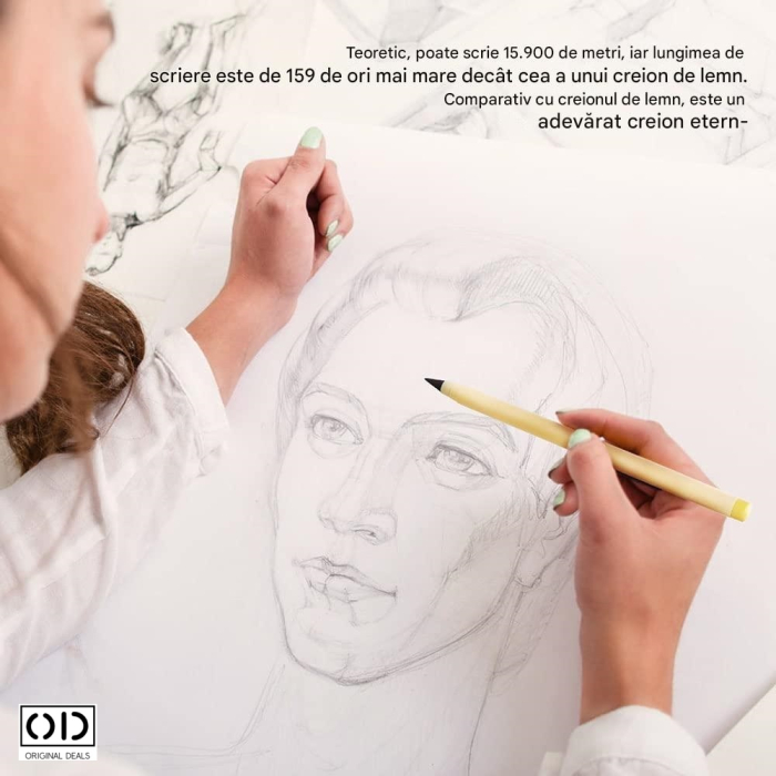 Set 4 Creioane Eterne 15 cm PVC Roz / Albastru – ORIGINAL DEALS [11]