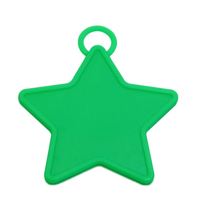 Set 4 Greutati pentru Baloanele cu Heliu, , 60 grame, 15 grame fiecare, Plastic, Forma Stelute, Multicolor [5]