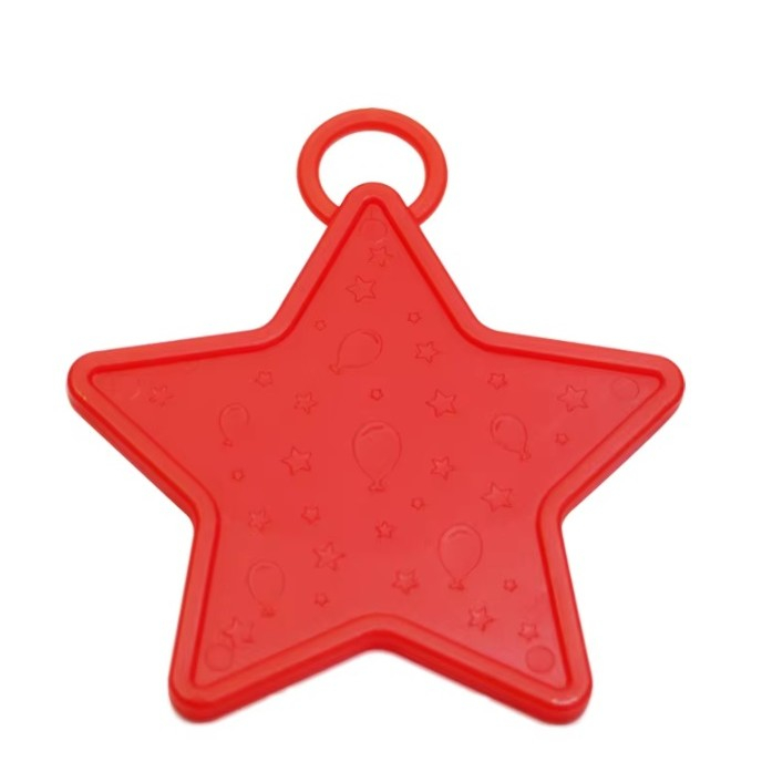 Set 4 Greutati pentru Baloanele cu Heliu, , 60 grame, 15 grame fiecare, Plastic, Forma Stelute, Multicolor [6]