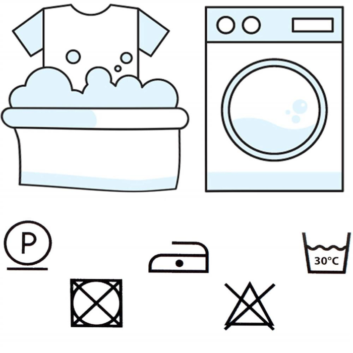 Husa pentru scaun, marime universala, poliester si spandex, 38x70cm, alb, nuante de bleumarin, galben [16]