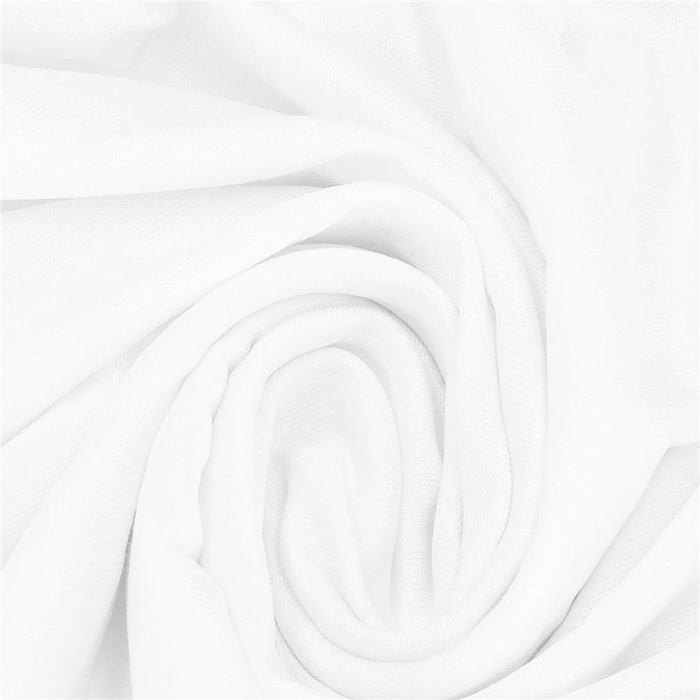 Set 4 huse pentru scaune de evenimente, marime universala, poliester si spandex, alb [8]