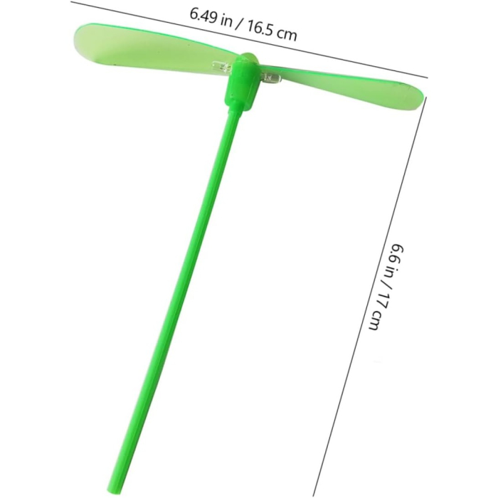 Set 4 Jucarii Libelula Zburatoare, Distractive pentru Copii, , Aruncatoare Manuale din Plastic, cu Lumini, Multicolor [9]