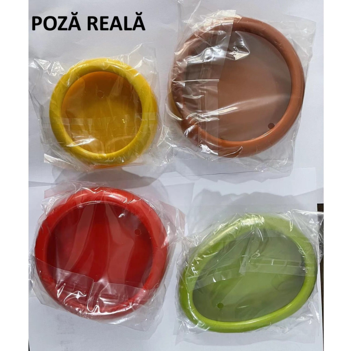 Set 4 Recipiente pentru Pastrarea Proaspata a Legumelor, , Cutii Portabile Sigilate Anti-oxidare, 4 Forme Diferite pentru Legume sau Fructe, Culori diferite [17]