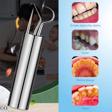 Set 4 Scobitori Profesinale, Ajuta la Preventia Cariilor, din Otel Cromat [11]