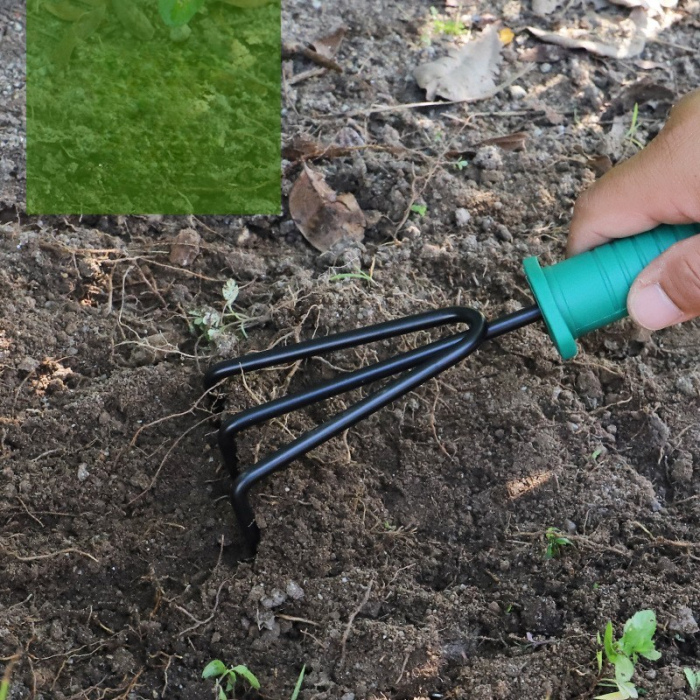 Set 5 accesorii pentru gradinarit , geanta depozitare inclusa, otel inoxidabil, 18.5 x 29.5 cm, verde [7]