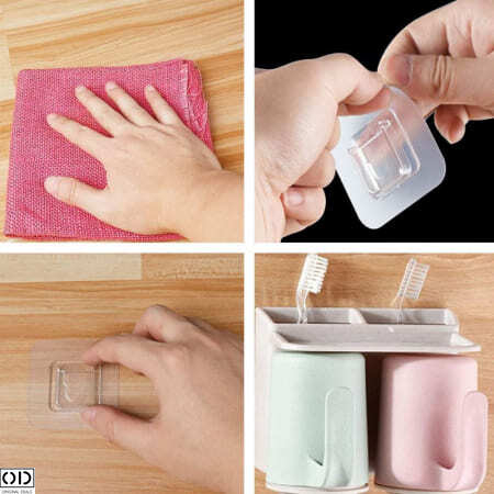 Set 5 Dispozitive Adezive pentru Agatat si Suspendat Obiecte, 5.7 cm [16]
