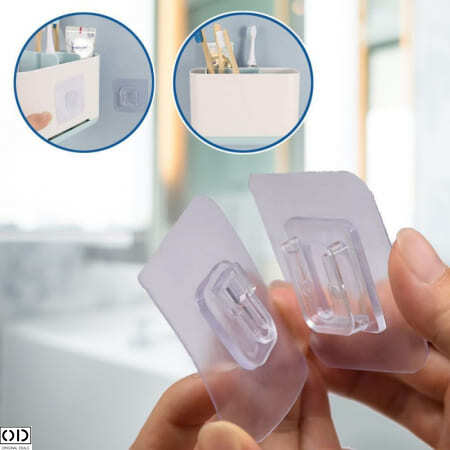 Set 5 Dispozitive Adezive pentru Agatat si Suspendat Obiecte, 5.7 cm [9]