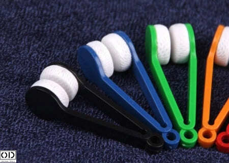 Set 5 Dispozitive pentru Curatat Lentile Ochelari, cu Doua Capete Textile din Microfibra, Multicolor [9]