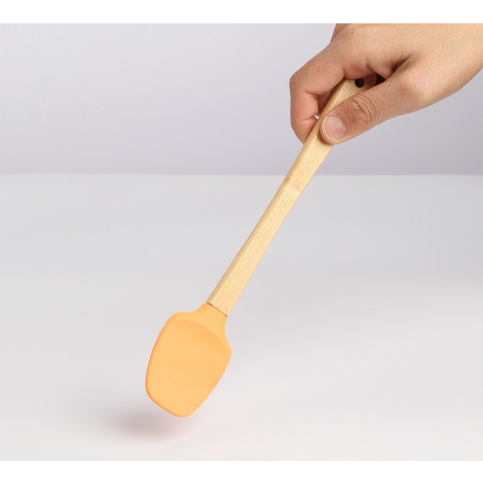 Set 5 Mini Spatule de Silicon , pensula, Stejar, Multicolor [4]