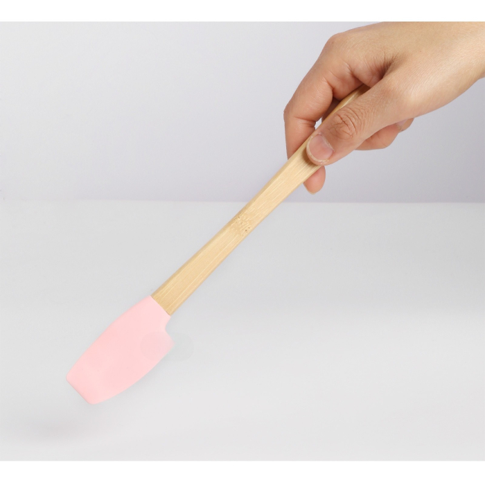 Set 5 Mini Spatule de Silicon , pensula, Stejar, Multicolor [3]