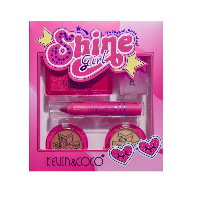 Set 5 Produse de Machiaj, KEVIN & COCO, Shine Girl, 18 x 15.8 x 3.5 cm [4]