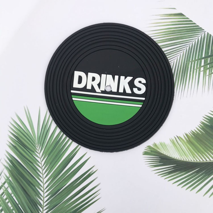 Set 5 Suporturi pentru Pahare, Filppy, din PVC, Diametru 9 cm, Rezistent la Caldura, Multicolor [3]