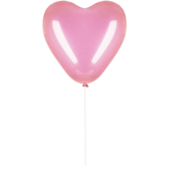 Set 50 baloane pentru petrecere in forma de inima, 30cm, roz [5]