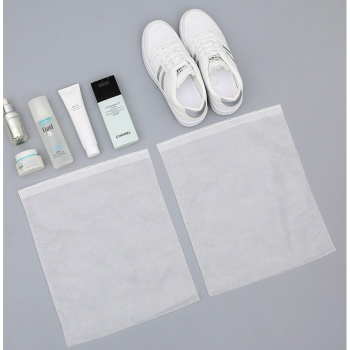 Set 50 de Saci de Depozitare Incaltaminte, , de Protectie, pentru Voiaj, Netesut, Rezistenti la Praf, Protectie Solara, Anti-Ingalbenire, 38x24 cm, Marime Mica, Transparent [4]