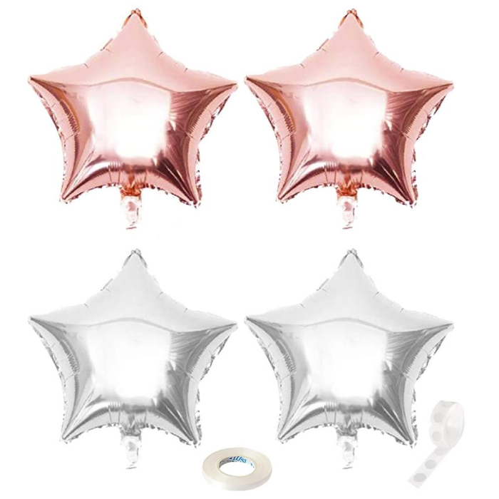 Set 53 baloane si decoratiuni Aniversare Majorat 18 Ani, negru roz [7]