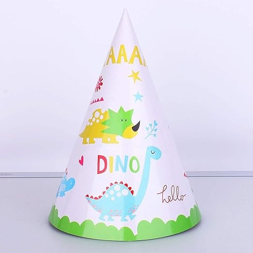 Set 6 Coifuri, , Colectia Dino Park, 20 x 14 cm, din Carton, Multicolor [2]
