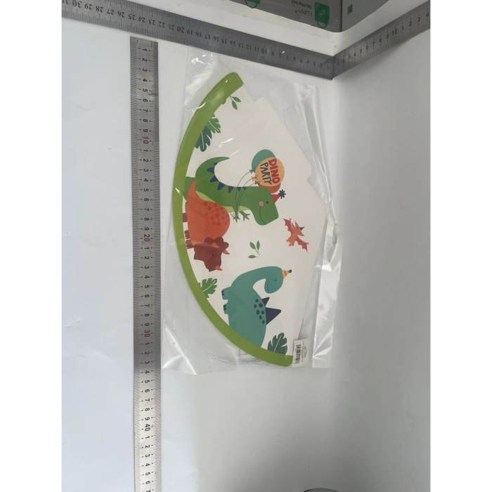 Set 6 Coifuri cu Dinozauri, , Accesorii pentru Petrecere, Tematica Aniversare, 19x15 cm, Multicolor [2]