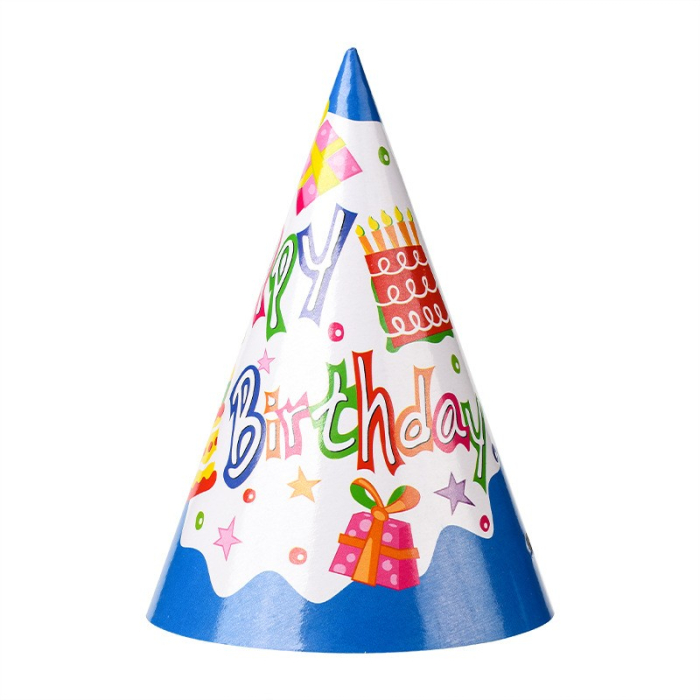 Set 6 Coifuri Happy Birthday, , Modele Diverse, pentru Petrecere, Tematica Aniversare, Multicolor [7]