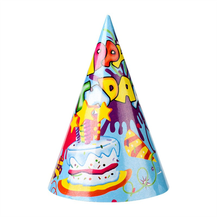 Set 6 Coifuri Happy Birthday, , Modele Diverse, pentru Petrecere, Tematica Aniversare, Multicolor [3]