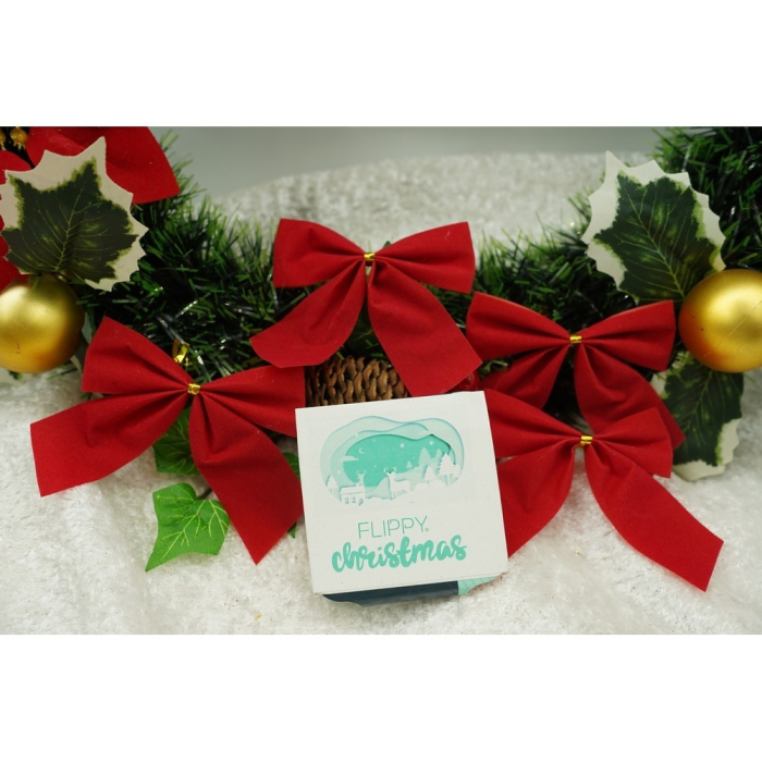 Set 6 fundite pentru brad, Rosii, clasice , 7 x 8 cm, din poliester,  [3]