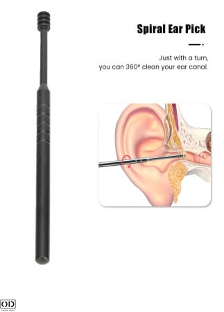 Set 6 Instrumente pentru Curatarea, Ingrijirea si Igiena Urechilor, din Otel Dermatologic [13]