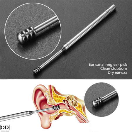 Set 6 Instrumente pentru Curatarea, Ingrijirea si Igiena Urechilor, din Otel Dermatologic [5]