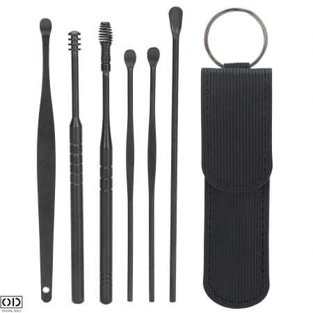 Set 6 Instrumente pentru Curatarea, Ingrijirea si Igiena Urechilor, din Otel Dermatologic [11]