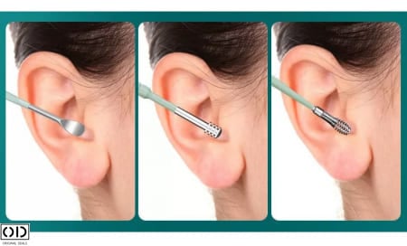 Set 6 Instrumente pentru Curatarea, Ingrijirea si Igiena Urechilor, din Otel Dermatologic [16]