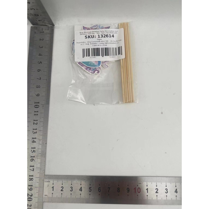 Set 6 Props-uri pentru Prajituri Sirena, , Colectia Mermaid, Multicolor [4]