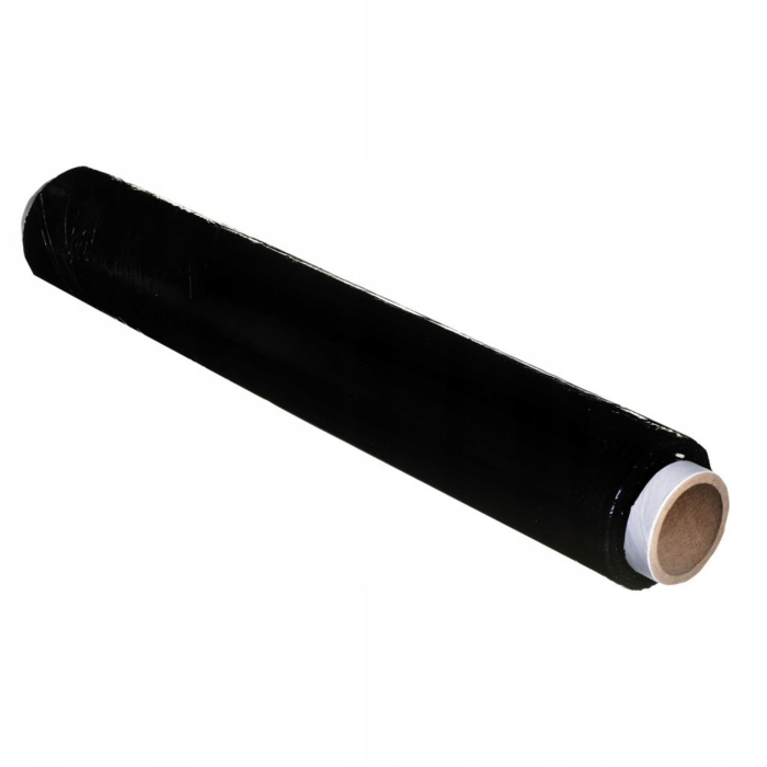 Set 6 Role Folie Stretch Neagra pentru Uz Manual, 1.5kg/Rola, Tub 300 g, Silentioasa si Rezistenta [11]