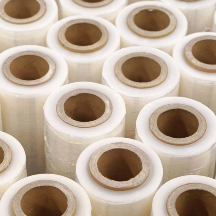 Set 6 Role Folie Stretch Transparenta pentru Uz Manual, 1.5kg/Rola, Tub 300 g, Silentioasa si Rezistenta [8]