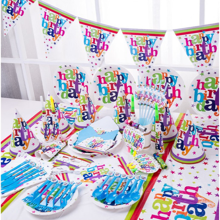 Set 6 Trompete Happy Birthday, , pentru Petrecere, Tematica Aniversare, 18.3x5 cm, Multicolor [2]