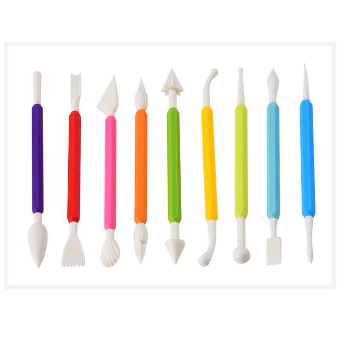 Set 66 Piese Ustensile pentru Ornare Prajituri, , din Plastic si Otel Inoxidabil, Multicolor [4]