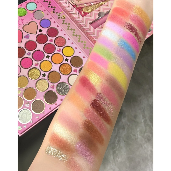 Set 8 Produse de Machiaj, KEVIN & COCO, Butterfly Dream Girl, 49 de culori, 24.7 x 19.7 x 2.7 cm [5]